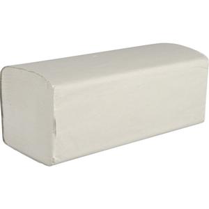 _ Håndklædeark,  Abena Care-Ness Excellent,  2-lags, V-fold, 21x25cm, 10,5 cm, hvid, 100% nyfiber (613302*3800)