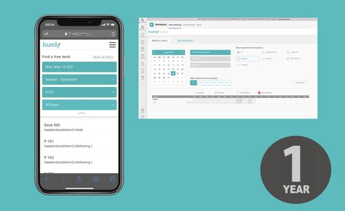 HUMLY RESOURCE BOOKING 1 YEAR LICENSE (PER RESOURCE) LICS (HUM50031)