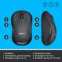 LOGITECH M220 Silent Black - 2.4GHZ (910-004878)