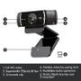 LOGITECH Logitech? C922 Pro Stream Webcam - USB - EMEA (960-001088)