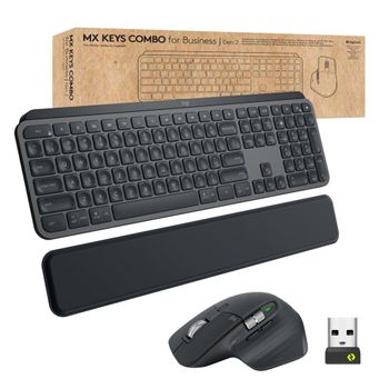 LOGITECH MX KEYS COMBO FOR BUSINESS GEN 2 - GRAPHITE - PAN - NORDIC PERP (920-010931)