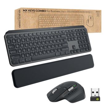 LOGITECH MX KEYS COMBO FOR BUSINESS GEN 2 - GRAPHITE - US - INTNL PERP (920-010933)