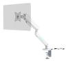DELTACO WA95 WHITE LINE Premium Single monitor arm til 1 skærm med RGB belysning, 17"-32", VESA
