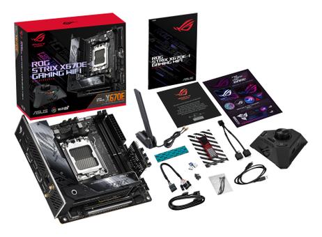 ASUS ROG Strix X670E-I Gaming WiFi - hovedkort - mini-ITX - Socket AM5 - AMD X670E (90MB1B70-M0EAY0)