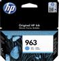 HP 963 Cyan Standard Capacity Ink Cartridge 11ml for HP OfficeJet Pro 9010/9020 series - 3JA23AE (3JA23AE)