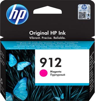 HP 912 - 2.93 ml - magenta - original - ink cartridge - for Officejet 80XX, Officejet Pro 80XX (3YL78AE#BGX)