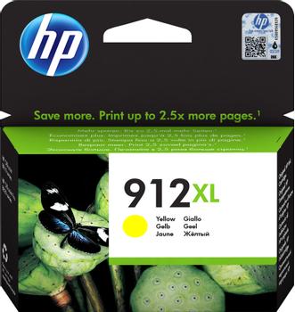HP 912XL High Yield Yellow Ink (3YL83AE#BGX)
