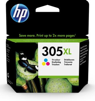 HP 305XL - 5 ml - High Yield - colour (cyan, magenta, yellow) - original - ink cartridge - for Deskjet 23XX, 27XX, 28XX, 41XX, 42XX, DeskJet Plus 41XX, ENVY 60XX, 64XX, ENVY Pro 64XX (3YM63AE#ABE)