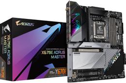 Gigabyte X670E AORUS MASTER, E-ATX AMD AM5, 2.5GbE, Wi-Fi 6E, 4x DDR5, 2x M.2 PCIe 5.0, 2x M.2 PCIe 4.0, 1x PCIe 5.0 x16, 1x PCIe 4.0 x16, 1x PCIe 3.0 x1