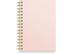 BURDE Spiralbok BURDE A5 rosa m/ gullspiral