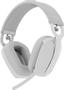LOGITECH h Zone Vibe Wireless - Headset - full size - Bluetooth - wireless - USB-C via Bluetooth adapter - off-white - Certified for Microsoft Teams (981-001171)