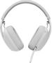 LOGITECH h Zone Vibe Wireless - Headset - full size - Bluetooth - wireless - USB-C via Bluetooth adapter - off-white - Certified for Microsoft Teams (981-001171)