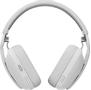LOGITECH h Zone Vibe Wireless - Headset - full size - Bluetooth - wireless - USB-C via Bluetooth adapter - off-white - Certified for Microsoft Teams (981-001171)