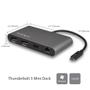 STARTECH Thunderbolt 3 Dock - Mini - Mac / Windows - 4K 60Hz - Dual DisplayPort - Laptop Docking Station - USB C Docking Station (TB3DKM2DP)