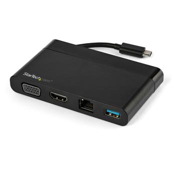 STARTECH StarTech.com USB C Adapter HDMI and VGA 1xA GbE (DKT30CHVCM)
