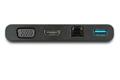 STARTECH StarTech.com USB C Adapter HDMI and VGA 1xA GbE (DKT30CHVCM)