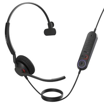 JABRA Engage 40 Mono - Headset - på örat - kabelansluten - USB-A - ljudisolerande - Optimerat för Microsoft Teams (4093-413-279)