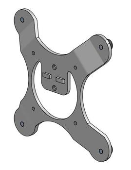 SpacePole Kiosk tablet adapter (75/75 (SPK513-02)