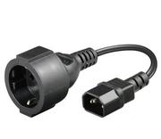 MicroConnect PowerCord - strømkabel - IEC 60320 C14 til power CEE 7/7 - 23 cm