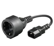 MicroConnect PowerCord - strømkabel - IEC 60320 C14 til power CEE 7/7 - 23 cm