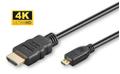 MICROCONNECT 4K HDMI A-D cable, 2m