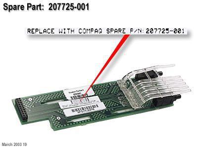 Hewlett Packard Enterprise Power switch with LED  (207725-001)