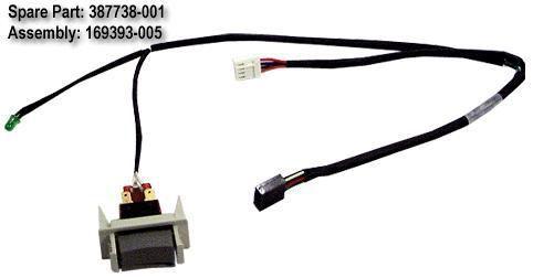 Hewlett Packard Enterprise Power switch with cable and (387738-001)
