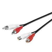 MICROCONNECT 2xRCA - 2xRCA 5m M-F (AUDCH5)