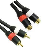 MICROCONNECT 2xRCA - 2xRCA 3m M-F (AUDCH3)
