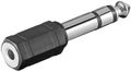 MICROCONNECT Adapter 6.35mm - 3.5mm M-F
