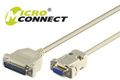 MICROCONNECT Serial Cable DB9-DB25 3M  F/M