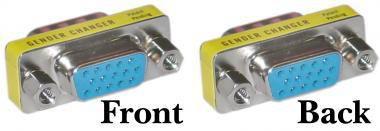 MICROCONNECT Mini Gender HD15 F/F VGA-VGA (MODH15FH15F)