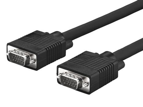 MICROCONNECT SVGA HD15 2m M-M Black LUX (MONGG2B)