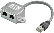 MicroConnect Y-ADAPTER - Nettverksplitter - RJ-45 (hann) til RJ-45 (hunn) - dobbeltisolert