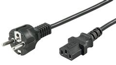 MICROCONNECT Power Cord 1.8m Black IEC320