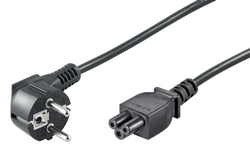 MICROCONNECT Power Cord Notebook 0,5m Black MICRO (PE010805)