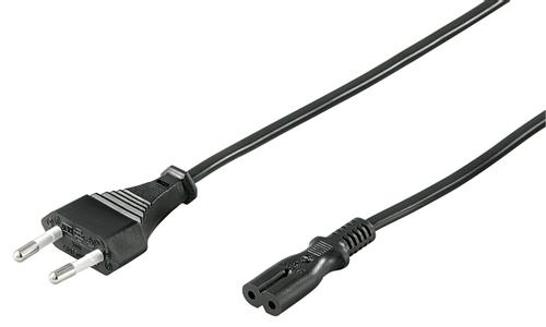 MICROCONNECT Power Cord Notebook 0.5m Black TT (PE030705)