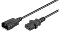 MICROCONNECT Power Cord C13 - C14 5m black