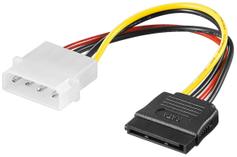 MicroConnect Strømadapter - 4-pin intern strøm (hann) til SATA-strøm (hann)