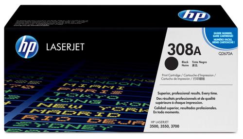 HP 308A svart original LaserJet-tonerkassett (Q2670A)