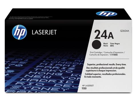 HP 24A sort Original LaserJet-tonerpatron (Q2624A)