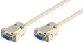 MICROCONNECT DB9-DB9 1,8m F/F, Null modem