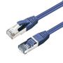 MICROCONNECT Cable F/UTP 0,5M CAT6 Blue LSZH
