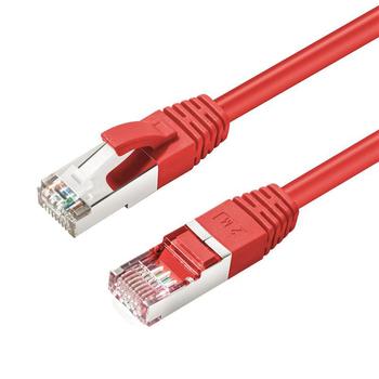 MICROCONNECT S/FTP CAT6 0.25m Red LSZH (SSTP60025R)