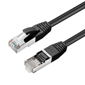 MICROCONNECT CAT6A S/FTP 2m Black LSZH (MC-SFTP6A02S)