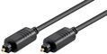 MICROCONNECT Toslink Optical Cable 1m Black