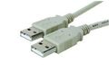 MICROCONNECT USB2.0 A-A 3m M-M, Grey