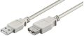 MICROCONNECT USB2.0 Extension A-A 0,1m M-F