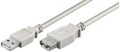 MICROCONNECT USB2.0 Extension A-A 1.8m M-F (han-hun)