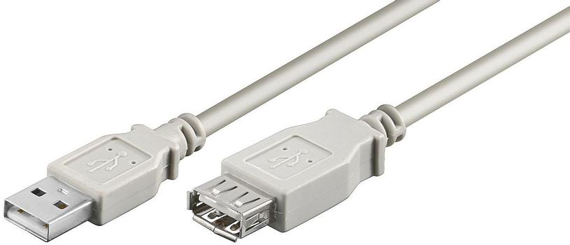 MicroConnect USB-forlengelseskabel - USB (hann) til USB (hunn) - 0.5 m (USBAAF05)